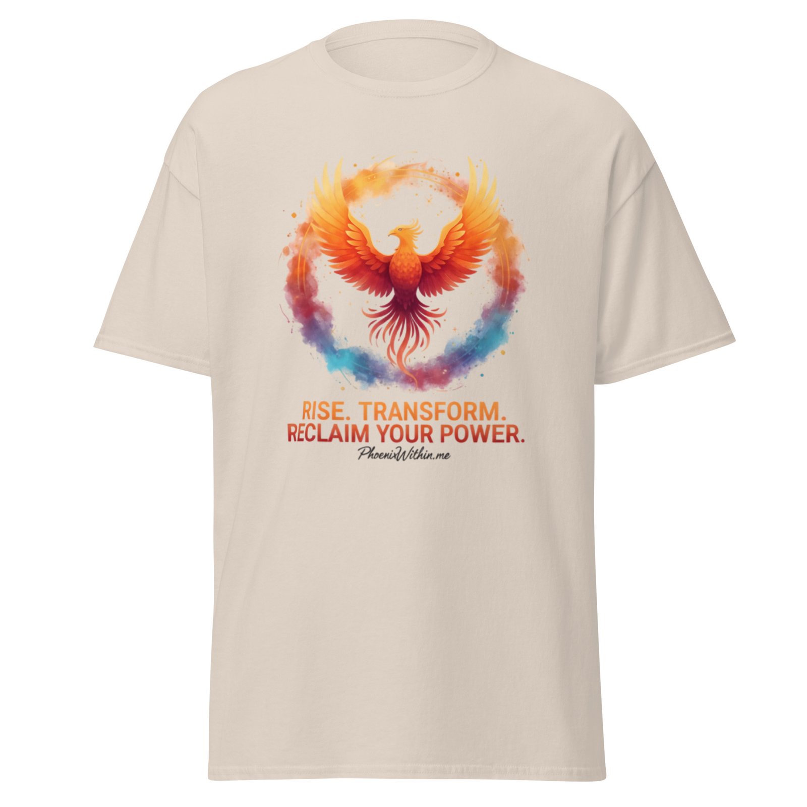 Phoenix Within Transformation Tee - Rise & Reclaim Your Power - Image 2