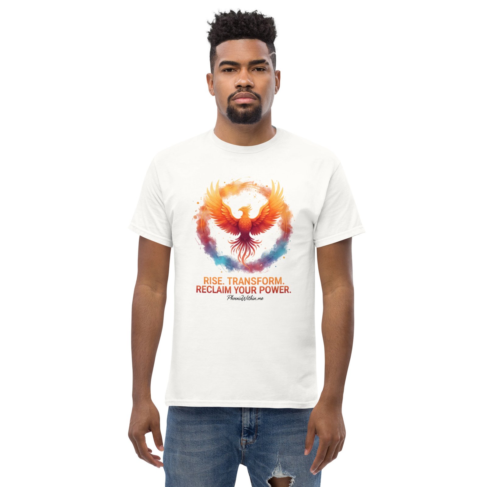 Phoenix Within Transformation Tee - Rise & Reclaim Your Power